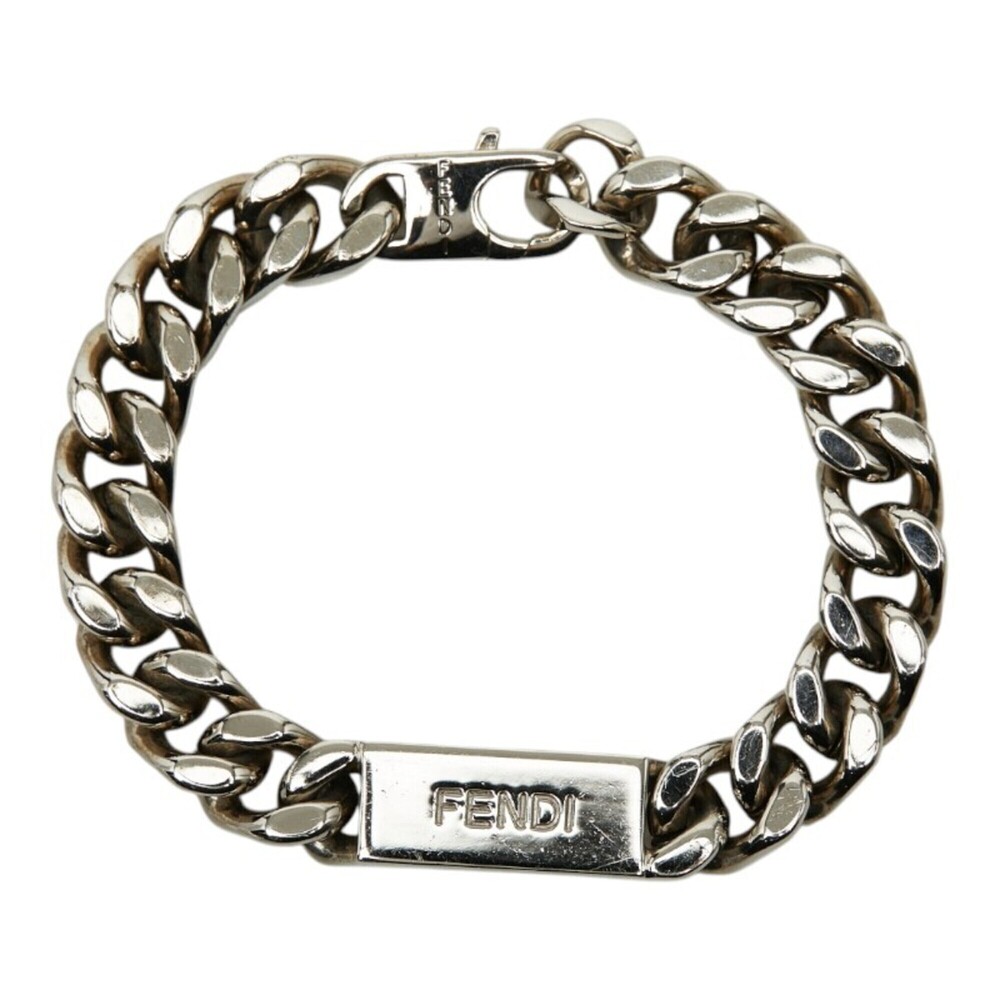 FENDI Silver Charm Bracelet